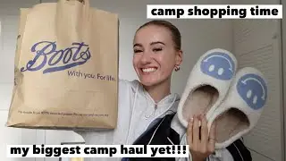 summer camp vlog + shopping haul