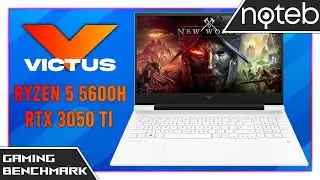HP Victus 16 (2021) - New World Gameplay Benchmark (Ryzen 5 5600H, RTX 3050 Ti)