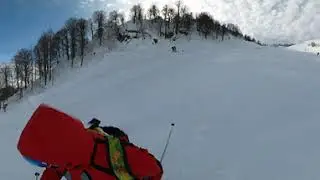 Катание на Розе Хутор 6 марта 2021 VR 360 градусов