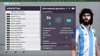 CLASSIC PES 2020 ARGENTINA NATIONAL TEAM