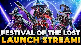 Destiny 2 - FESTIVAL OF THE LOST LAUNCH STREAM! NEW ARMOR & WEAPONS, EVERVERSE, AND MORE!