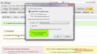 How to backup and restore your database in PrestaShop