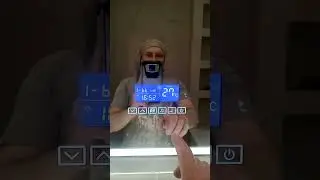 Зеркало с радио и Bluetooth