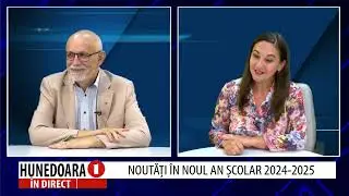 prof. FLORIN ILIEȘ, director Colegiul Național ,,Decebal’’ Deva la „HUNEDOARA ÎN DIRECT"