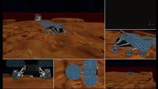 Mars Rover Simulation in CoppeliaSim