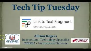 Tech Tip Tuesday - Link to Text Fragment Extension