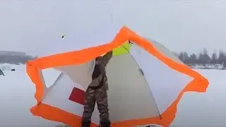 зимняя рыбалка в палатке медведь 3 зонт