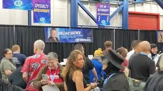 Long line of fans await William Shatner at Comicpalooza 2023