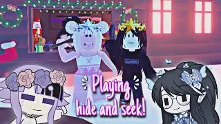 Playing hide and seek ( w / my online friends ) || Roblox TTD 3