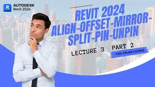 Revit Architecture 2024 Hindi | Lecture 3 | Part 2 | Modification Tools | Gaurav Goswami