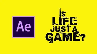 Is Life Just A Game? | After Effects Animation Kinetic Typography