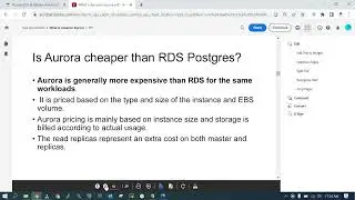What is is Aurora and most frequently asked questions about Aurora postgresql cluster #postgresql