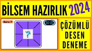 Bilsem Hazırlık DENEME 2024 / DESEN Parça bütün soru çözüm dersi /1 2 3 sınıf Bilsem tablet soruları