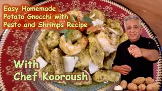 Easy Homemade Potato Gnocchi Pesto and Shrimps Recipe