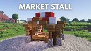 Minecraft: How to Build a Market Stall [Tutorial] 2021