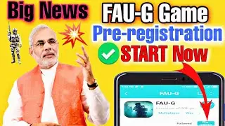 FAU-G Game Pre-registration | How to pre register faug game | faug | faug game final release date |