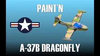 Painting A-37B Dragonfly