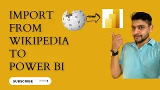 Import Data from Wikipedia to Power BI - English