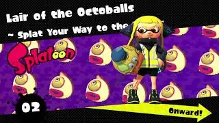 Splatoon 1 Lair of the Octoballs (02 Shotless) NG+ Speedrun World Record 1m 15s 800ms