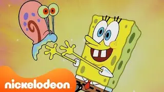 SpongeBob verliert Gary die Schnecke! 🐌 (mit Gary Komm Heim) | Nickelodeon Deutschland