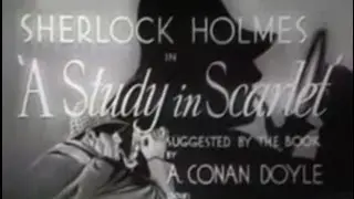 Sherlock Holmes | A Study In Scarlet (1933) [Thriller]