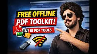 I Built a Free Offline PDF Toolkit — 15 Tools, No Internet Needed 