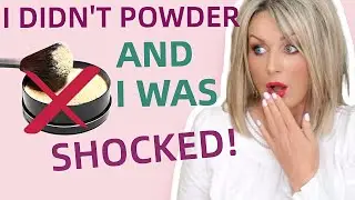 I Didn't Set My Makeup With Powder And I Was Shocked
