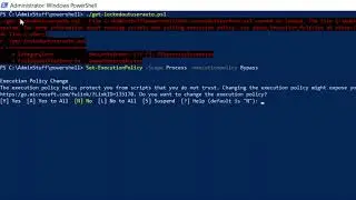 Powershell Script failing to run? 