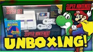Super Nintendo SNES Retro 👾 Unboxing 📦 & Gameplay! 🎮