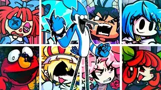 TERMINATED but Every Turn a Different Character Sings🎙 (FNF Terminated but Everyone Sings It)