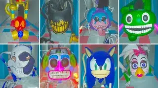 All New Jumpscares and Deaths Poppy Playtime Chapter 2 Mobile New Update(Sonic Over,Kissy Over)