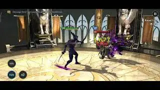 Hellfreak (39 power) vs Nari the Lucky (53 power) AUTO fight