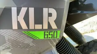 2022 Kawasaki KLR 650 Exhaust Sound | Stock vs. Yoshimura RS-2 Slip-on