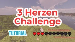 Halbes/ Drei Herzen Challenge Tutorial (Challenge von Bastighg)(Minecraft)