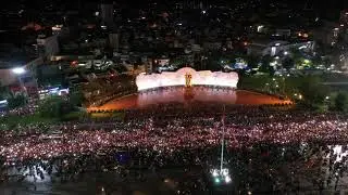 Quy Nhon  đổ ra đường mừng chien thang AFF 2018