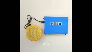 Open Source Portable Cassette Tape Player Kit | FABcassette | Prototype demo