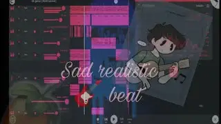 How to make sad realistic Guitar drill beats on FL studio mobile | 2023