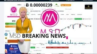 Cryptocurrency MSD $MSD Appreciated 111% During the Past 24 Hours