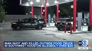 1 dead, 3 suspects wanted after gunfire erupts over $20 at outside food truck in SW Houston: Police
