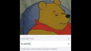 Custom admin titles have several uses, ... Telegram Tips