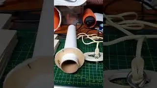 Cut and shape centering rings, fit eyebolt motor mount for 75mmID 87mmOD body Assembly IrisL2