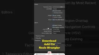 Texture with Node Wrangler Blender Add-on #shorts