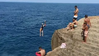 تحدي قفز في البحر