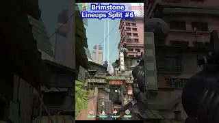 Brim lineups Split #6 #brimstone  #brimstonelineupssplit  #split  #valorant