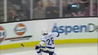 Marty St Louis's 300th Career Goal (10/8/11) [HD]