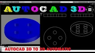 AUTOCAD 3D MODEL , AUTOCAD 3D, AutoCAD  3D Tutorial for Beginners