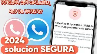SOLUCION ERROR de Whatsapp Plus Necesitas la aplicación oficial - WHATSAPP PLUS ESTE 2024