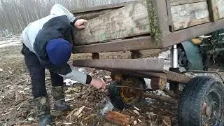 МТЗ 52 вытаскивает  Кировца