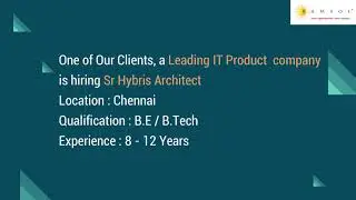 Senior Hybris Architect | Hybris Architect | Hybris Developer | Hybris Developer jobs