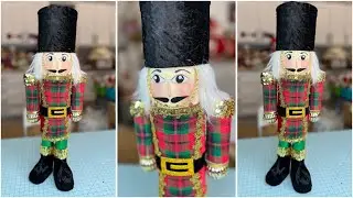 Cómo hacer un Soldado Navideño con tubos de papel reciclado🎄